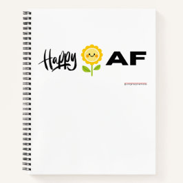 Happy AF - Notitieboek