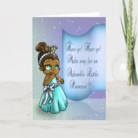Happy African American Prinses Birthday