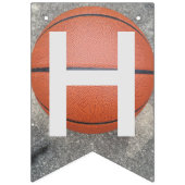 Happy Afstuderen Basketball Blue Bunting Banner (Eerste vlag)