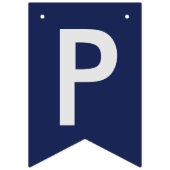 Happy Afstuderen Basketball Blue Bunting Banner (Derde vlag)