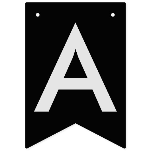 Happy Afstuderen Black Vlaggetjes (Tweede vlag)