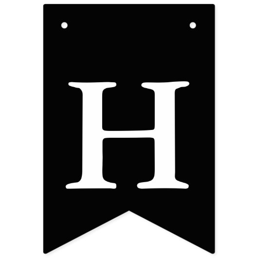 "Happy Afstuderen" Bunting Banner (Eerste vlag)