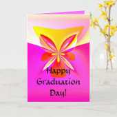 Happy Afstuderen Day Kaart (Gele Bloem)