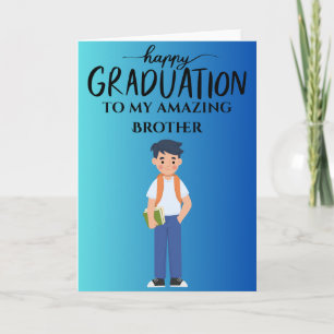 Happy Afstuderen speelgoed geweldige broer Kaart