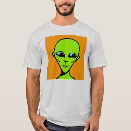 Happy Alien/ET T-shirt (Voorkant)