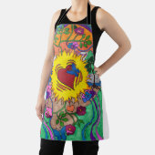 Happy All-over Print Apron Schort (Insitu)