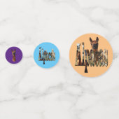 Happy Alpacas Confetti (Achterkanten)