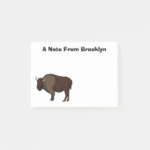 Happy American bison buffalo illustratie Post-it® Notes (Voorkant)