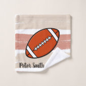 Happy american football fun day bad handdoek (Wasdoekje)