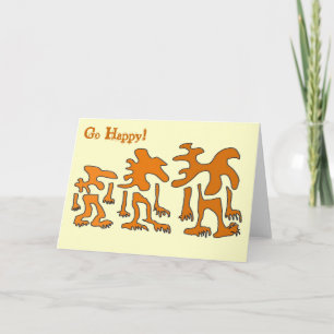 Happy Amoeba Design Wenskaart! Kaart