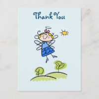 Happy Angel Fairy Springen en Dansen Bedankt