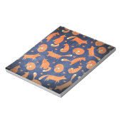 Happy animal vos-patroon notitieblok (Gedraaid)