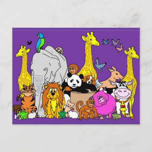 Happy Animals Briefkaart