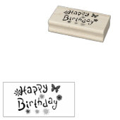 Happy Anniversaire tampon (Tamponné)