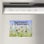 Happy Anniversary Butterflies Magnet (In Situ (Lave-vaisselle))