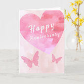 Happy Anniversary Card Kaart (Gele Bloem)