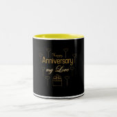 **HAPPY ANNIVERSARY** COFFEE MUG (Centre)