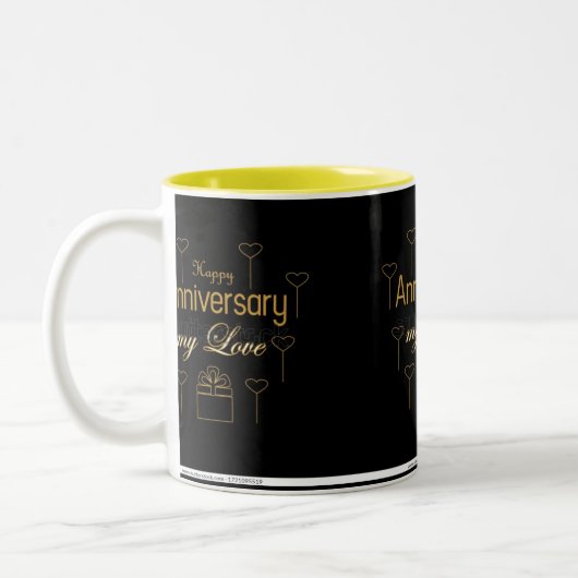 **HAPPY ANNIVERSARY** COFFEE MUG (Gauche)
