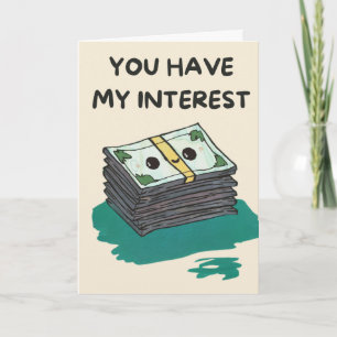 Happy Anniversary Cute Funny Simple Money Card Kaart
