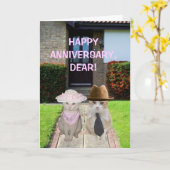 HAPPY ANNIVERSARY, DEAR. KAART (Gele Bloem)