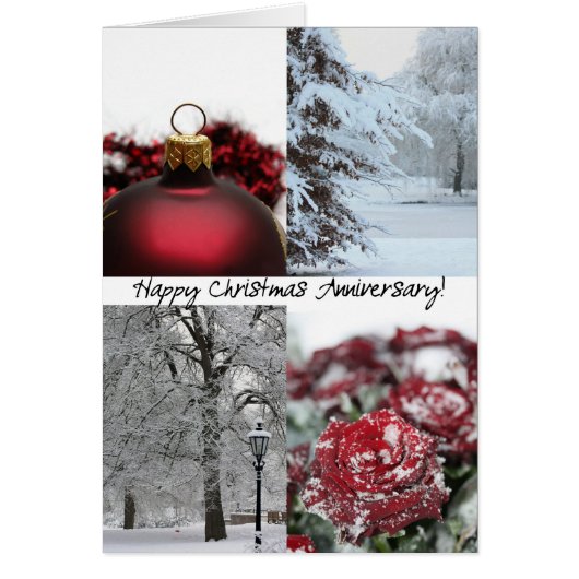 Happy Anniversary Red Winter collage (Devant)