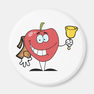Happy Apple komt terug naar school met een val Magneet
