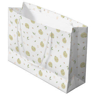 Happy Apples Motif - Grand sac cadeau