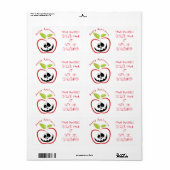 Happy Appleween Jack O'lantern Thunder_Cove Etiket (Full Sheet)