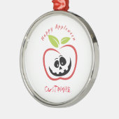 Happy Appleween Jack O'lantern Thunder_Cove Metalen Ornament (Links)