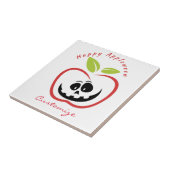 Happy Appleween Jack O'lantern Thunder_Cove Tegeltje (Zijkant)