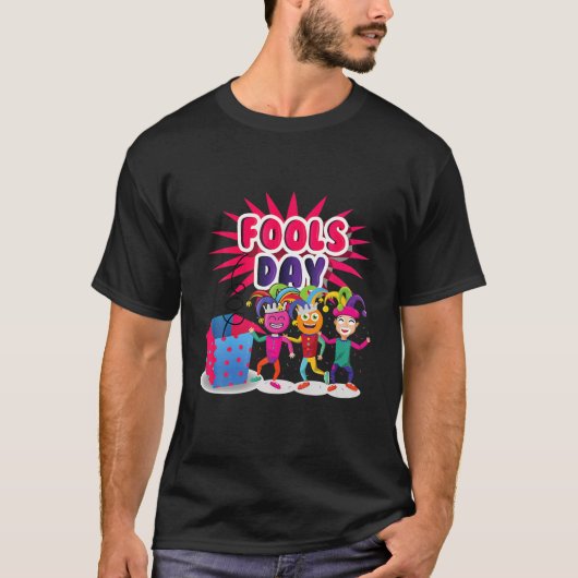 Happy April Fool Day April Fools Day Funny Mannen T-shirt (Voorkant)