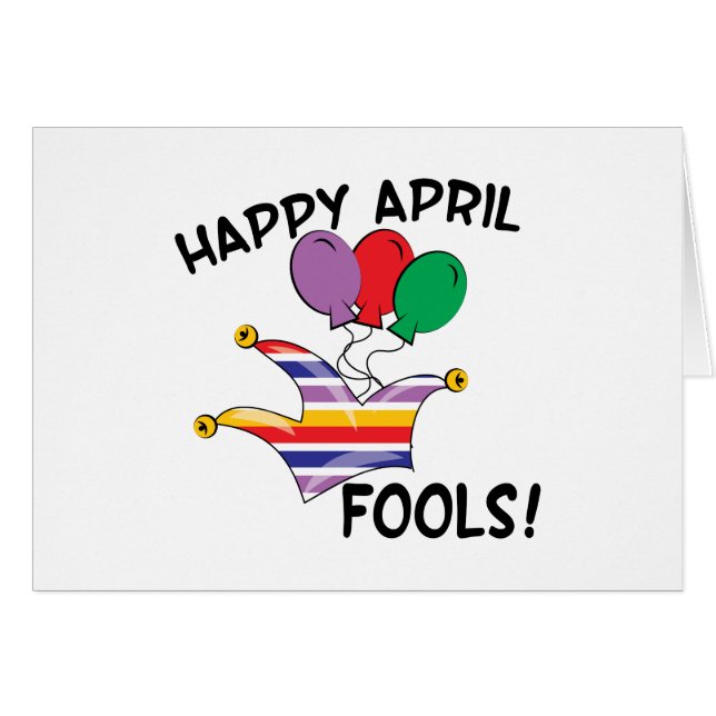 Happy April Fools (Voorkant Horizontaal)
