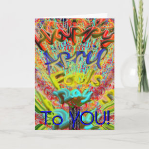 Happy April Fool's Day 2014-kaart Kaart