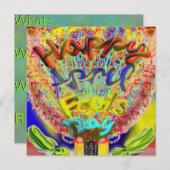 Happy April Fools Day 2014 Uitnodiging (Voorkant / Achterkant)