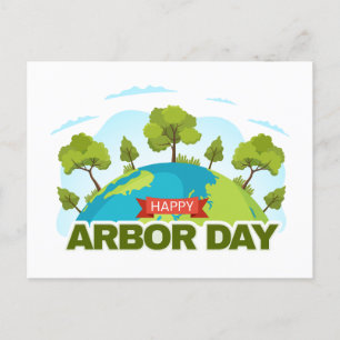 Happy Arbor Day Briefkaart