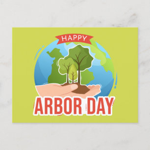 Happy Arbor Day Briefkaart
