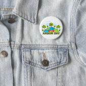 Happy Arbor Day Ronde Button 5,7 Cm (In situ)