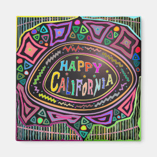 Happy Art : Magnet "Happy California"