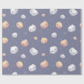  Happy Asteroid Wrapping Paper Cadeaupapier (Vlak)