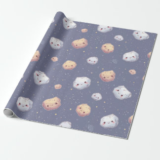  Happy Asteroid Wrapping Paper Cadeaupapier