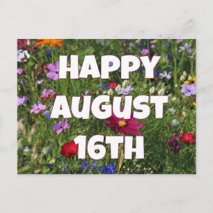 Happy August 16 Briefkaart