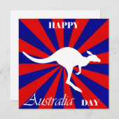Happy Australia Day Feestdagenkaart (Voorkant / Achterkant)