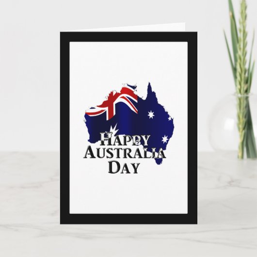 Happy Australia Day Kaart (Voorkant)
