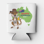 Happy Australia Day Kangoeroe Koala Blikjeskoeler (Voorkant)