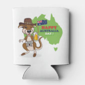 Happy Australia Day Kangoeroe Koala Blikjeskoeler (Achterkant)