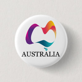 Happy Australia Day Ronde Button 3,2 Cm