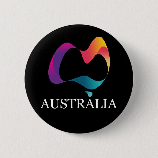 Happy Australia Day Ronde Button 5,7 Cm (Voorkant)