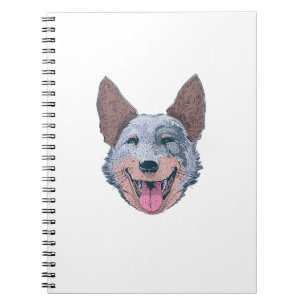 Happy Australian Cattle Dog Notitieboek