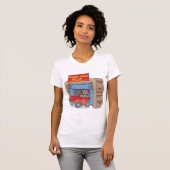 Happy Auto Auto Wash Vrouwen T-shirt (Voorkant volledig)