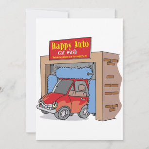Happy Auto Wash-uitvindingen Kaart